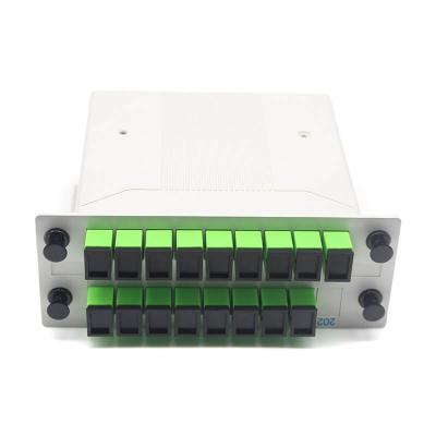 China 1*2 2*2 1*4 2*4 Cassette Type PLC Splitter G657A1 G657A2 for sale