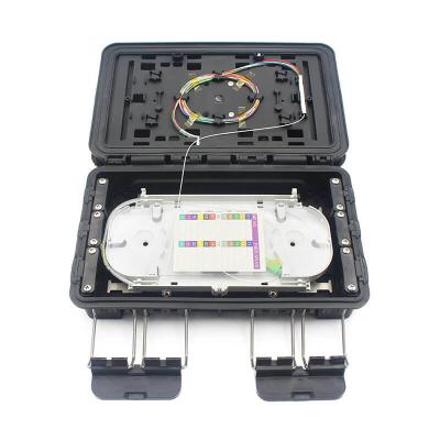 China PP 16F Glass Fiber Optical Fiber Terminal Box Black Grey White for sale