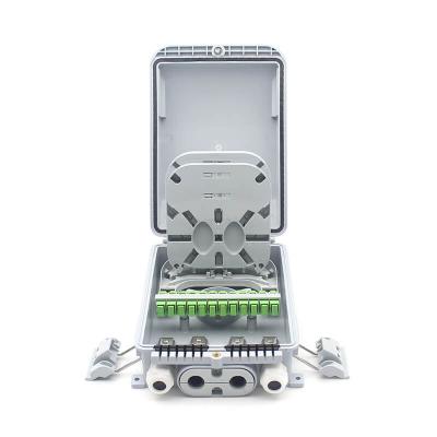 China FTTx FTTA System 12 Ports Mini SC Fiber Optic Box Flip-up cover for sale