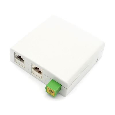 China FTTH Indoor Fiber Optic Hybrid Socket Box SC/LC Duplex RJ45/RJ11 Steckverbinder zu verkaufen