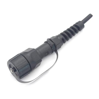 China Fiber Optic MPO ODVA Waterproof IP67 Reinforced Connector for sale