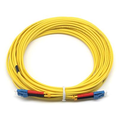 China DX Fiber Jumper Cable LC UPC to LC UPC SM G657A1 3.0MM for sale