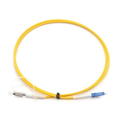 China LZSH Simplex LC UPC to DIN UPC Fiber Optic Patch Cord SM for sale