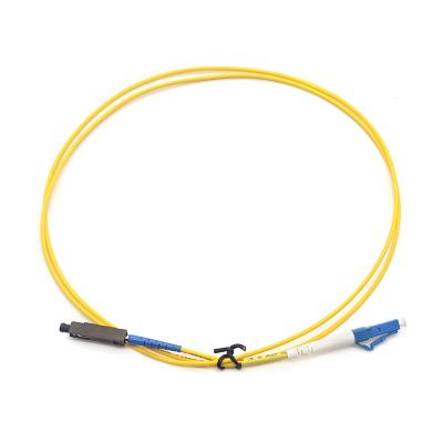 China LSZH PVC  Fiber Optic Patch Cord Simplex LC UPC to MU UPC SM for sale