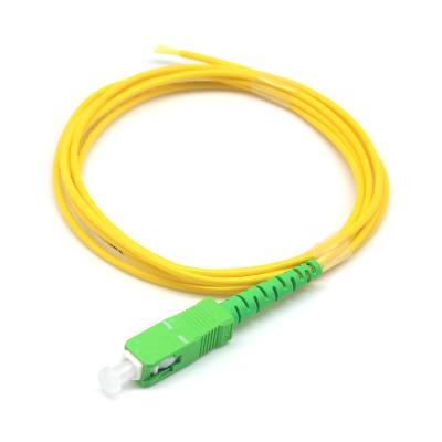 China G652A1 A2 G652D Fibra Óptica Pigtail 1M SC Conectores APC à venda