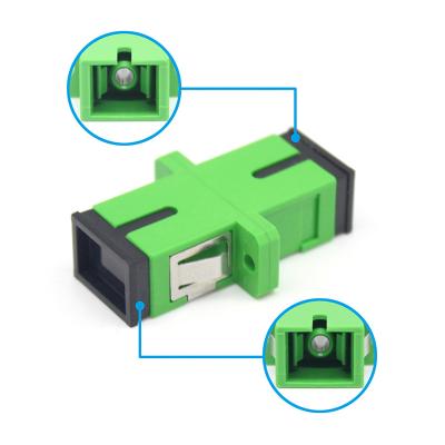 China Fiber OpticSC APC Adapter Simplex with Flange for sale