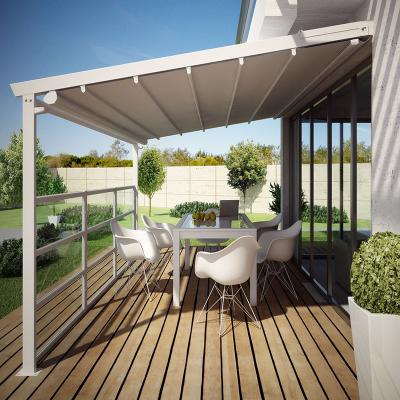 China Weather Resistant Patio Waterproof Easily Assembled Retractable Outdoor Pergola Covers Canopy for sale