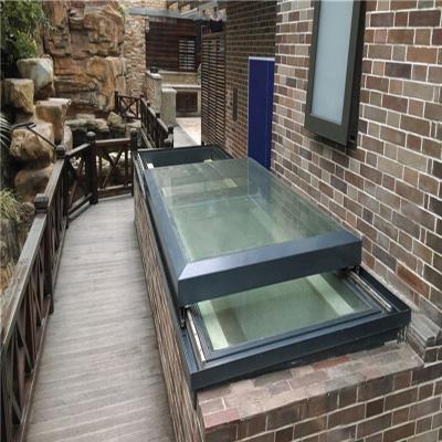 China Custom Aluminum Framed Folding Gray Water Screen Low Price Air Roof Skylight Window Tight Price House for sale