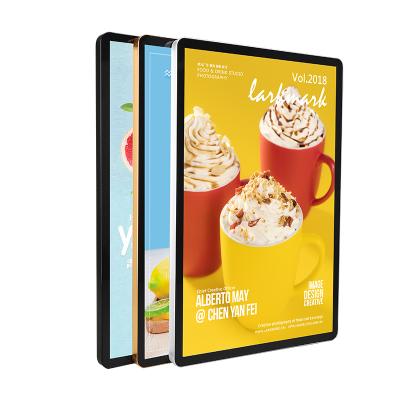 China Advertising A3 A4 Thin Led Advertising Light Box Aluminum Flash Led Poster Frame for sale