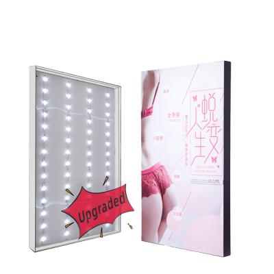 China Frame Light Box Aluminum Textile Led Fabric Frameless Advertising Display Led Customizable Backlit Light Box for sale