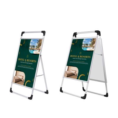 China Aluminum Sign Board Holder Metal Snap A Frame Board Sign Manufacturer A for sale