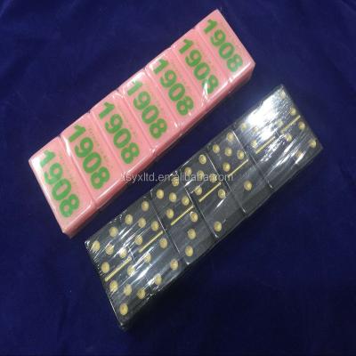 China Crazy plastic printing competitive dominoes for sale