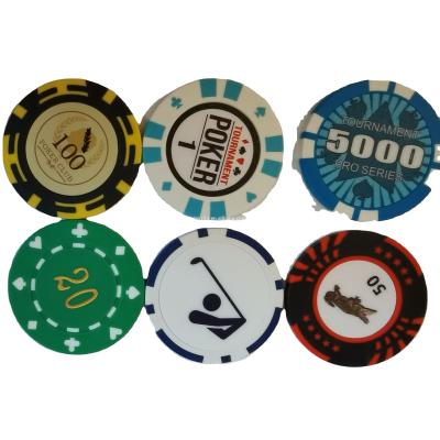 China Clay James Link Poker Chips Ceramic Poker Chips Custom Plastic Poker Chip for sale