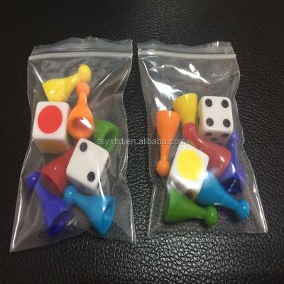 China Recycled materials die and pawn and game pawns plastic dies and die set for sale