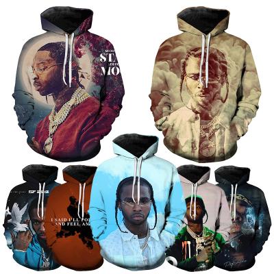 China Windproof 3D Printed Hoodies For Men Hip Hop Casual Pullover Hitter Noise Smoke High Quality Oversized Fashion 3D Printed Mens Hoodies for sale