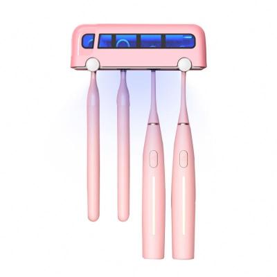 China Wholesale UV Toothbrush Wireless Holder Disinfection Long Use Time Toothbrush Sterilizer Killing Bacterias Toothbrush Sanitizer Box for sale