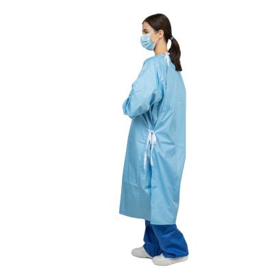 China Wholesale Anti-static Reusable Waterproof Yellow Nonwoven Isolation Gown Disposable Isolation Suit for sale