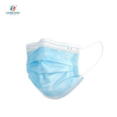 China Crown Breathable Name Disposable Face Mask Surgical Disposable 3 Ply for sale