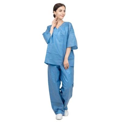 China Hot Custom Made Anti-Static Printed Ladies Scrub Suits Nursing Women Scrub Suit for sale