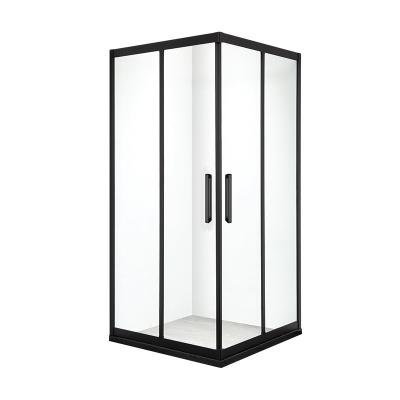 China Modern Double Compartment Enclosure Room Wardrobe Apartment Shower Sliding Door for sale