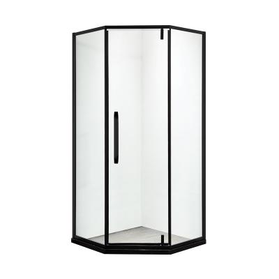 China 304 Modern Hotel Tempered Glass Luxury Single Made Shower Door Custom Shower Room for sale