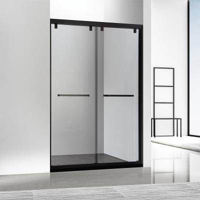 China Modern Design Full Size Aluminum Frame Shower Unit Glass Door Bathroom Sliding Glass Door for sale