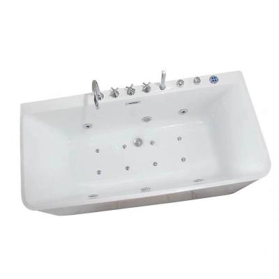 China New Arrivals Viable Acrylic Bathroom Freestanding Soaking Bathtub With Faucet for sale