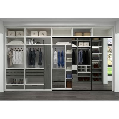 China Custom Made Wardrobe (Other) Manufacturer Modern New Style Bedroom Wall Adjustable Wardrobe Functional Practical Design for sale