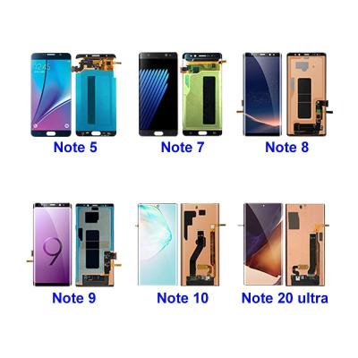 China Chinese Broken Mobile Phone Screen Repair Service Parts Mobile Phone LCDs For Samsung Note 9 Big Display Mobile Phone for sale