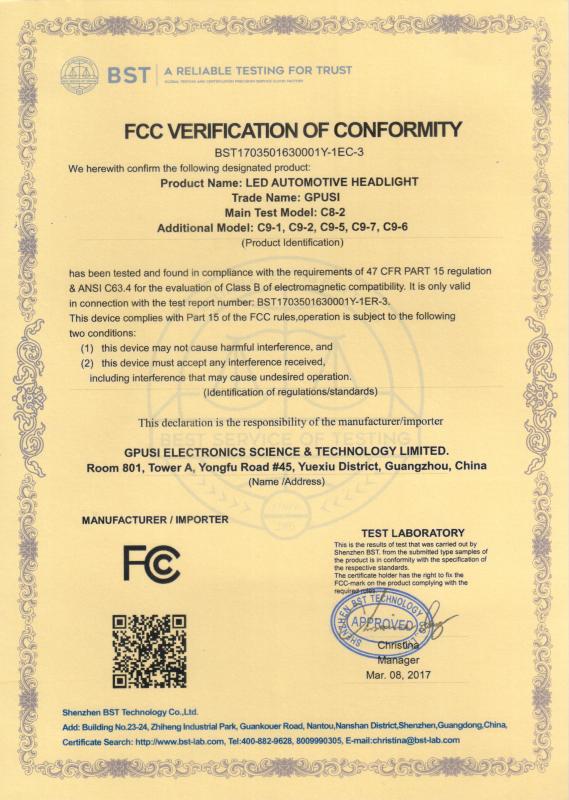 FCC - Guangzhou Wenao Technology Co., Ltd.