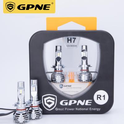 China Manufacturer price led Canbus GPNE 12v H1 9005 9006 H7 H4 H11 GPNE R1 led car headlight bulb for sale