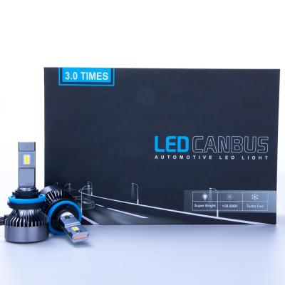 China Led Canbus factory Wholesale O2 h11 double drivers led canbus 40W ETI chip led headlight in auto lighting system for sale