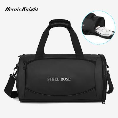 China Multifunctional Heroic Knight Waterproof Duffel Bag Large Capacity Travel Bag With Shoe Compartment for sale