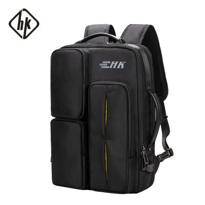 China With USB HK Custom Men Bag Waterproof Backpack 15.6inch Laptop With USB Port Colleague Backpack With YKK Zipper Luggage Fitting for sale