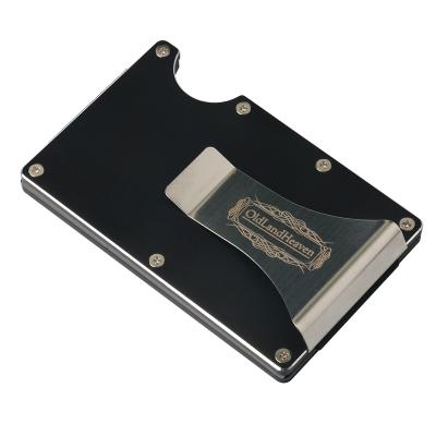 China Protect ID Card Metal Credit Card Holder RFID Blocking Wallet Aluminum Protector for sale