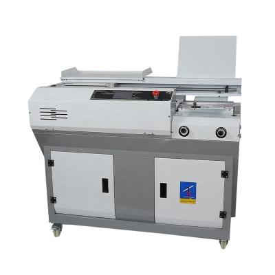 China Q47 Booklet Glue Binding Machine Retail Automatic Glue Binding for sale