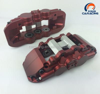 China Auto Part Coffee Red Aluminum Racing 6 Piston Big Brake Caliper For Refitting Car for sale