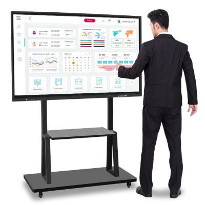 China School Teaching Educational Equipment 65 Inch Infrared Intelligent Multi Touch Screen All In One Interactive White Board for sale