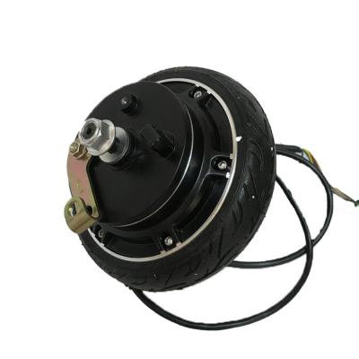 China Single Wheel Brushless DC 36V 400W 6.5 Inch Drum Brake Hub Motor Wheel With Hall Sensor for sale