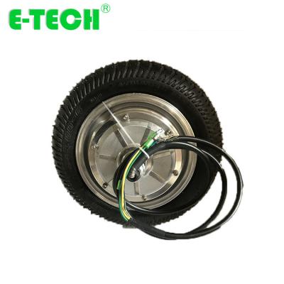 China Cheap Price Single Wheel 9 Inch Dual Axle 36V 500W Electric Hub Motor With Tire for sale