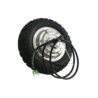 China Hot Sale 10 Inch 36V/48V Gearless Electric Single Wheel Hub Motor for sale