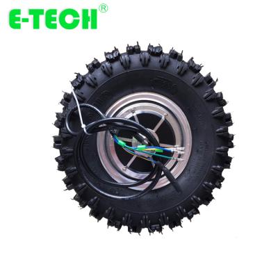 China Single wheel 13 inch 36V/48V bldc speed electric motor hub for wheel motor for sale