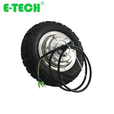 China Single wheel robot motor wheel 10 inch fast speed hub electric servo motor with 1024wire encoder for sale