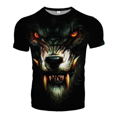 China Anti-Wrinkle Wholesale Mens Short Sleeve 3d Transfer Printing Design Thermal T-Shirt for sale