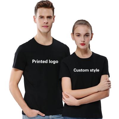 China custom embroidery t-shirt wholesale logo sublimation t-shirt o-neck cotton anti-wrinkle men 100 printing for sale