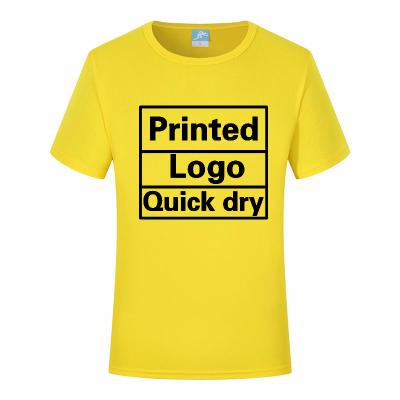 China Wholesale Cheap Short Round Neck Anti-Wrinkle Sleeve Apparel Logo Custom T-shirt Sublimation Printing for sale