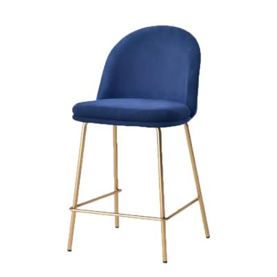 China Super Comfortable Bar Stool Counter Height Chairs Blue Metal Bar Stools Counter Height Height Stool for sale