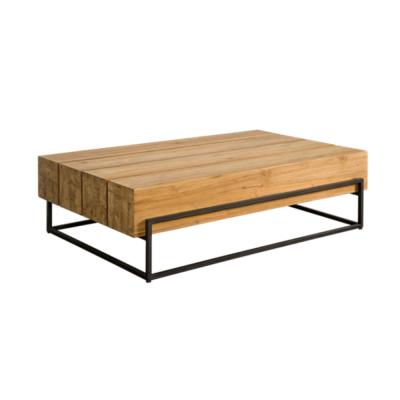 China Save Place Wood Dining Table With Metal Frame Tea Table Coffee Table for sale