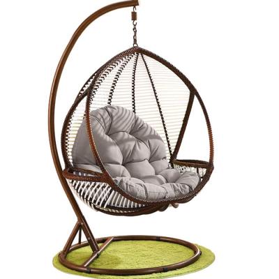 China Leisure Style Outdoor Swing Camping Chair Egg Chair Patio Swing Egg Chair Luxury Hanging Chair for sale