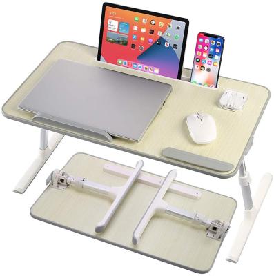 China Foldable Adjustable Bed Portable Adjustable Table Laptop Standing Desk For Laptop Stand Reading Stand for sale